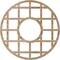 Ekena Millwork O'Neal Wood Fretwork Pierced Ceiling Medallion, Red Oak, 18"OD x 6 1/2"ID x 1/4"T CMWP18X18X0250ONRO - alternate 4
